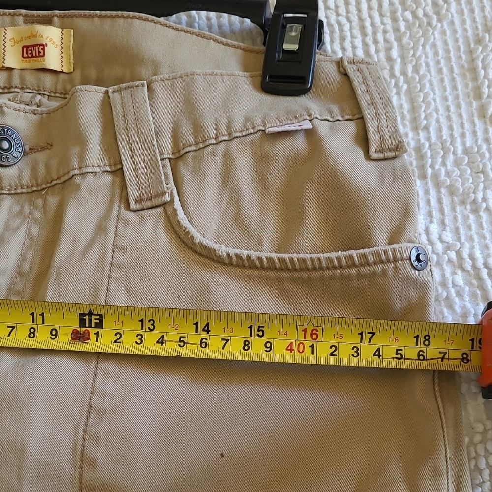 Levi's Tan Straight Leg Pants - Picture 10 of 16